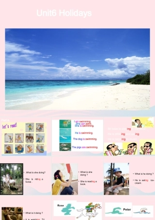 春四年级英语下册 Unit 6 Holidays课件3 剑桥版-人教版小学四年级下册英语课件