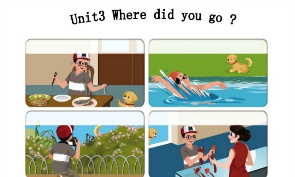 春六年级英语下册 Unit 3《Where did you go》（Part B）课件3 人教PEP版-人教PEP小学六年级下册英语课件