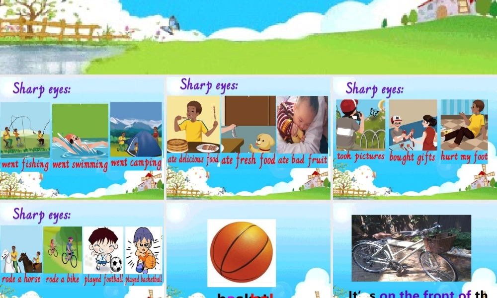 春六年级英语下册 Unit 3《Where did you go》（Part B）课件4 人教PEP版-人教PEP小学六年级下册英语课件