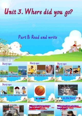 春六年级英语下册 Unit 3《Where did you go》（Part B）课件4 人教PEP版-人教PEP小学六年级下册英语课件