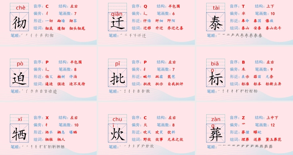 春六年级语文下册 第四单元 12为人民服务生字教学课件 新人教版-新人教版小学六年级下册语文课件