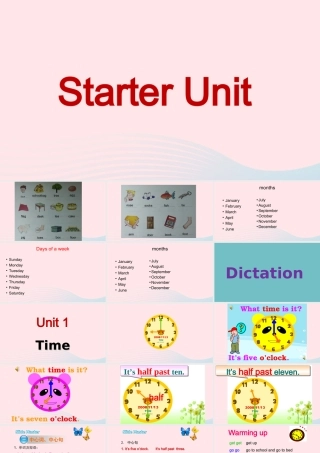 春四年级英语下册 总复习课件 剑桥版-人教版小学四年级下册英语课件