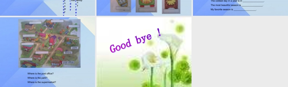 春六年级英语下册 Unit 12《Review 3》课件1 （新版）北师大版（三起）-（新版）北师大版小学六年级下册英语课件