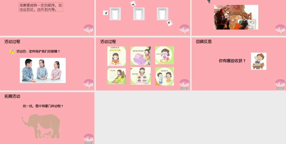 秋一年级科学上册 第3课 看一看课件1 青岛版六三制-青岛版小学一年级上册自然科学课件