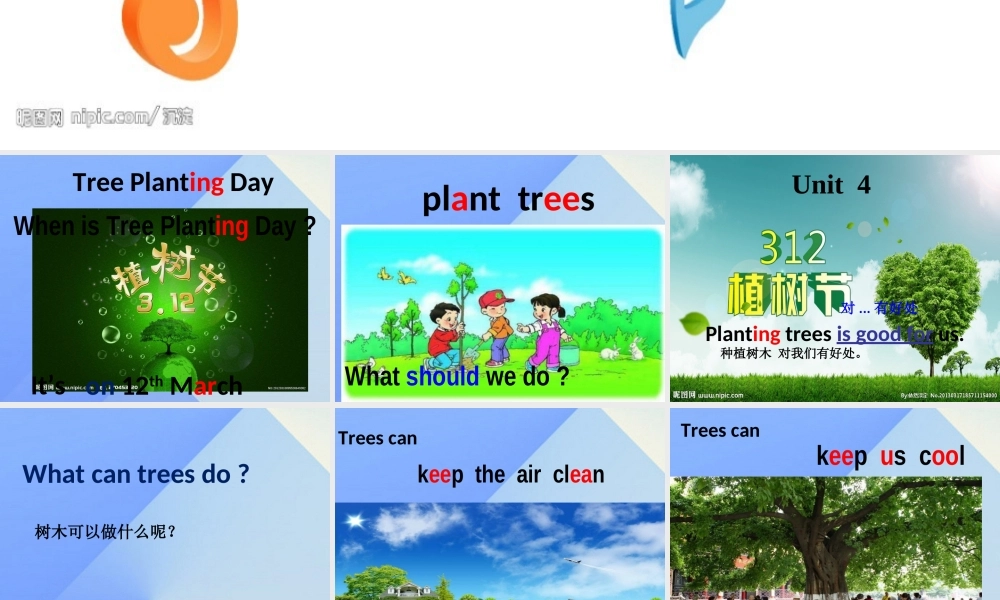 春六年级英语下册 Unit 4《Planting trees is good for us》课件3 （新版）湘少版-湘少版小学六年级下册英语课件
