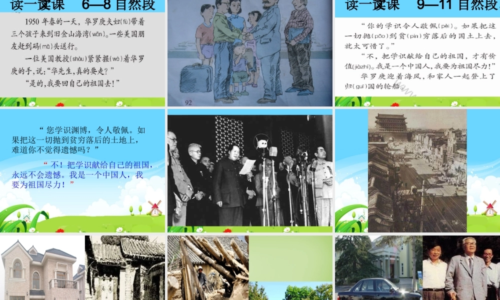 秋三年级语文上册《回自己的祖国去》课件5 北师大版-北师大版小学三年级上册语文课件