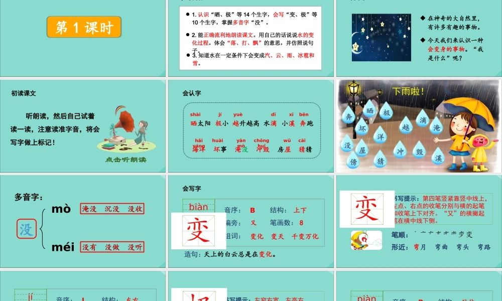 秋二年级语文上册 第一单元 2 我是什么教学课件 新人教版-新人教版小学二年级上册语文课件