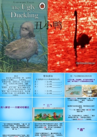 秋二年级语文上册《丑小鸭》课件1 沪教版-沪教版小学二年级上册语文课件