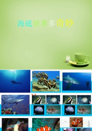 秋三年级语文上册《奇妙的海底世界》课件1 北师大版-北师大版小学三年级上册语文课件