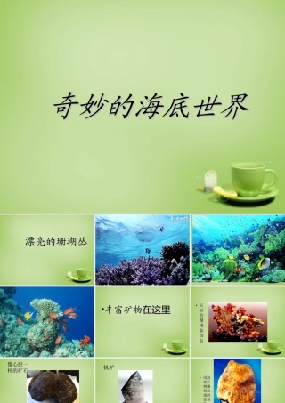 秋三年级语文上册《奇妙的海底世界》课件2 北师大版-北师大版小学三年级上册语文课件