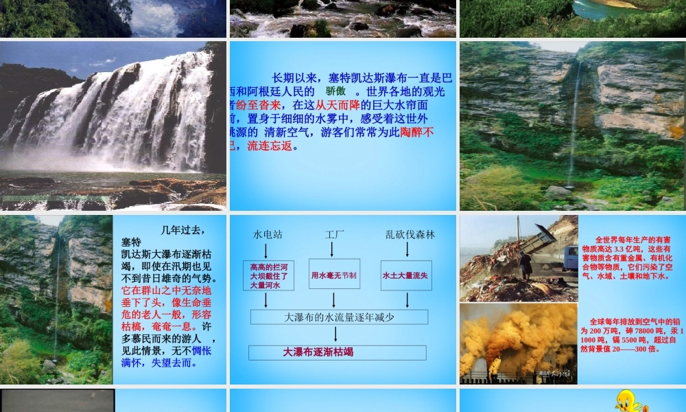 秋五年级语文上册《大瀑布的葬礼》课件2 沪教版-沪教版小学五年级上册语文课件