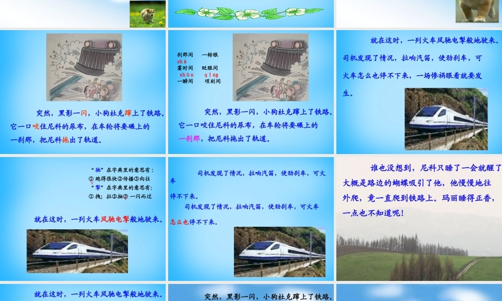 秋三年级语文上册《小狗杜克》课件2 沪教版-沪教版小学三年级上册语文课件