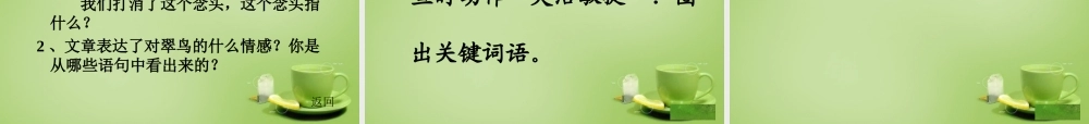 秋三年级语文上册《翠鸟》课件3 北师大版-北师大版小学三年级上册语文课件