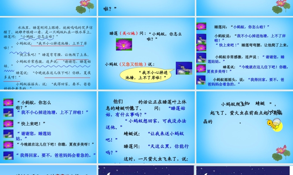 秋二年级语文上册《送小蚂蚁回家》课件2 沪教版-沪教版小学二年级上册语文课件