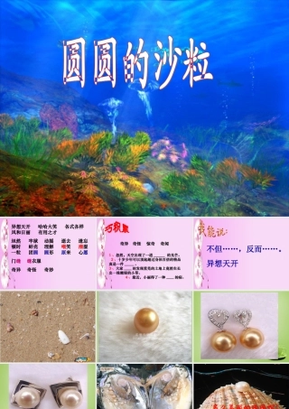 秋三年级语文上册《圆圆的沙粒》课件2 北师大版-北师大版小学三年级上册语文课件