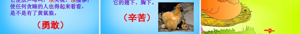 秋五年级语文上册《母鸡》课件1 沪教版-沪教版小学五年级上册语文课件