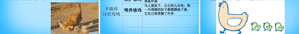 秋五年级语文上册《母鸡》课件2 沪教版-沪教版小学五年级上册语文课件