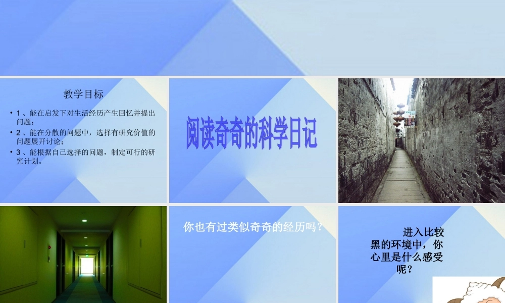 秋六年级科学上册 2.1《让生活充满阳光》课件2 大象版-大象版小学六年级上册自然科学课件