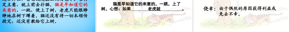 秋三年级语文上册《猫是老虎的先生》课件3 沪教版-沪教版小学三年级上册语文课件