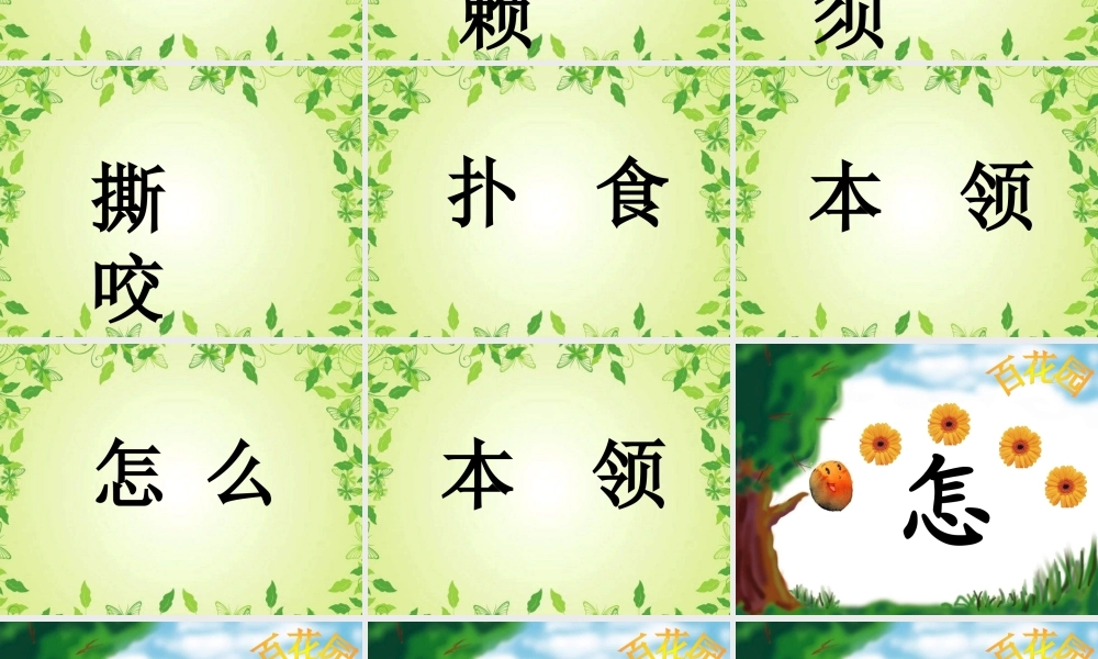 秋二年级语文上册《小狮子》课件2 北师大版-北师大版小学二年级上册语文课件