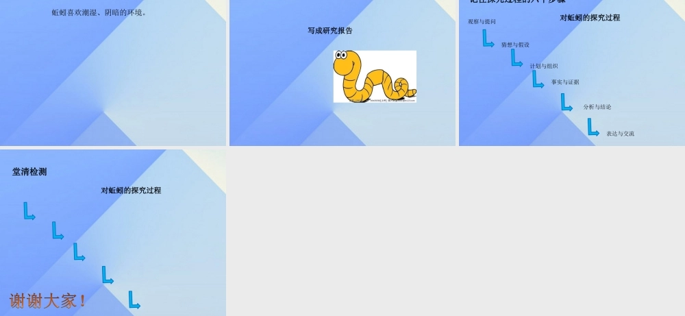 秋六年级科学上册 5.1《案例分析 对蚯蚓的研究》课件2 大象版-大象版小学六年级上册自然科学课件