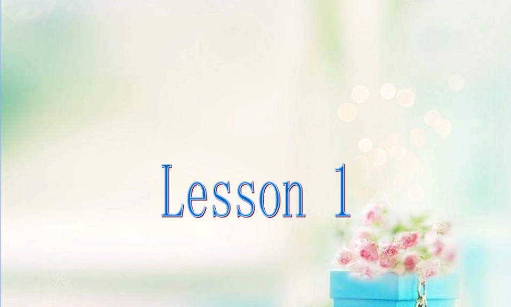 秋六年级英语上册 Lesson 1《Are you going to have a birthday party》课件3 科普版-人教版小学六年级上册英语课件