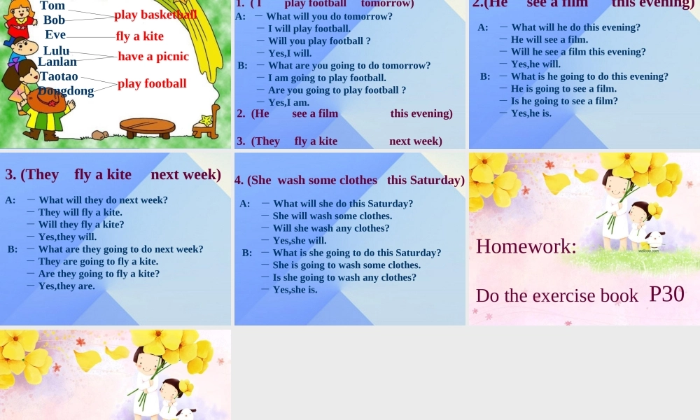 秋六年级英语上册 Lesson 4《What kind of books will you buy》课件2 科普版-人教版小学六年级上册英语课件