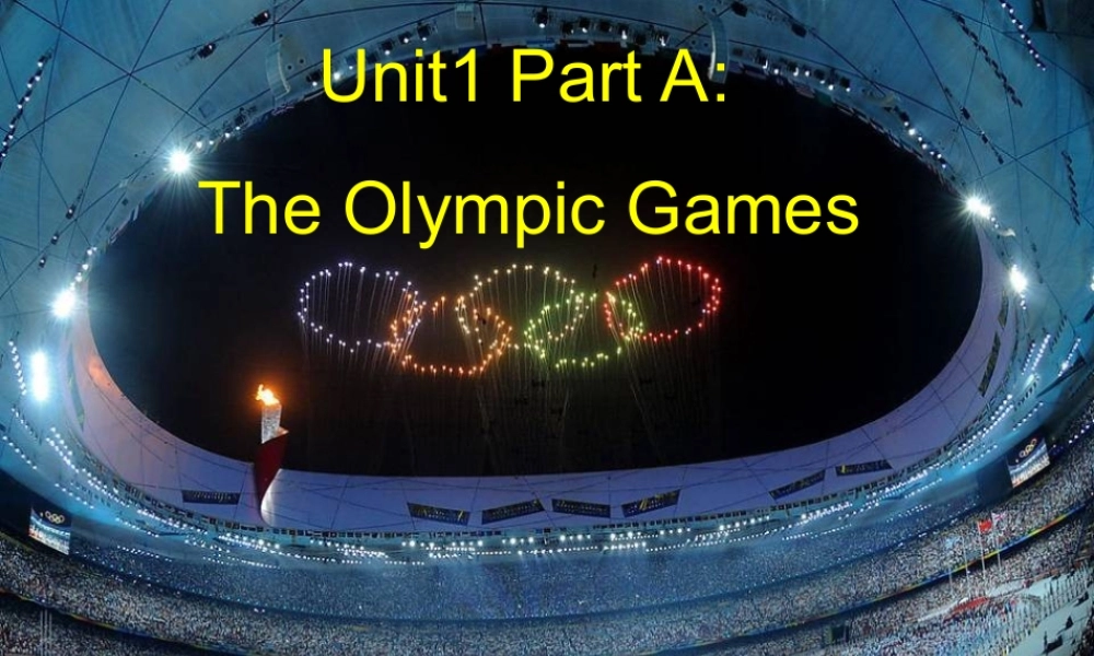 秋六年级英语上册 Unit 1《The Olympic Games》（Part A）课件2 （新版）闽教版-闽教版小学六年级上册英语课件