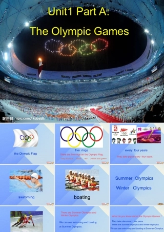 秋六年级英语上册 Unit 1《The Olympic Games》（Part A）课件2 （新版）闽教版-闽教版小学六年级上册英语课件
