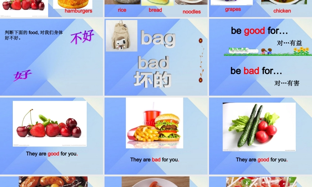 秋六年级英语上册 Unit 3《Food and Health》（Part A）课件1 （新版）闽教版-闽教版小学六年级上册英语课件