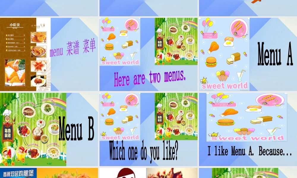 秋六年级英语上册 Unit 3《Food and Health》（Part B）课件1 （新版）闽教版-闽教版小学六年级上册英语课件