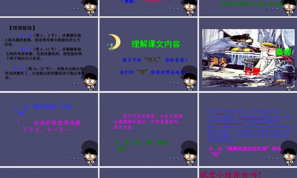 秋六年级语文上册《穷人》课件4 冀教版-冀教版小学六年级上册语文课件