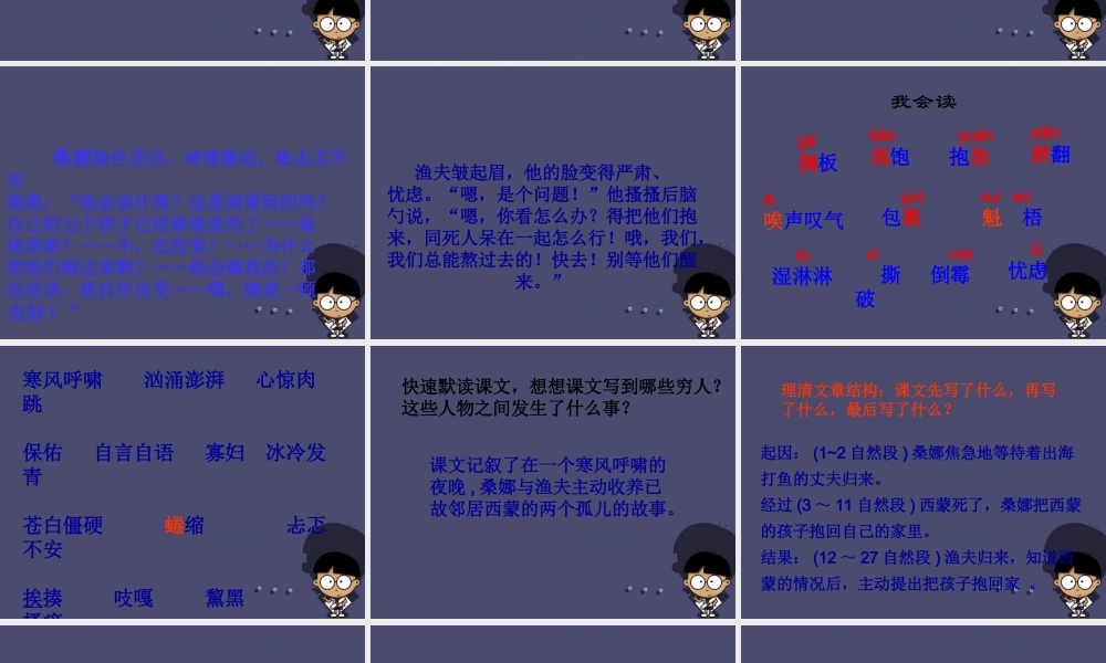 秋六年级语文上册《穷人》课件5 冀教版-冀教版小学六年级上册语文课件