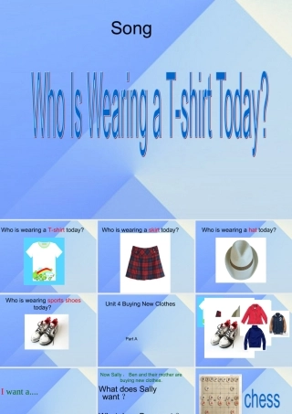 秋六年级英语上册 Unit 4《Buying New Clothes》（Part A）课件1 （新版）闽教版-闽教版小学六年级上册英语课件