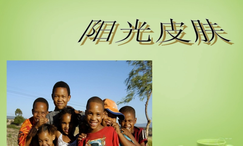 秋六年级语文上册《阳光皮肤》课件2 北师大版-北师大版小学六年级上册语文课件