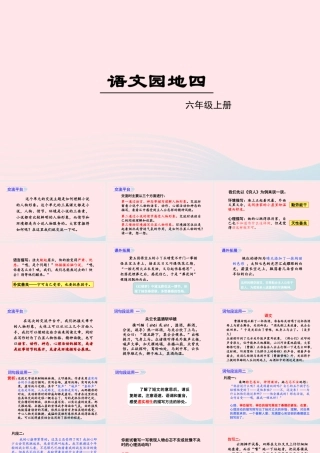 秋六年级语文上册 第四单元 语文园地四课件 新人教版-新人教版小学六年级上册语文课件