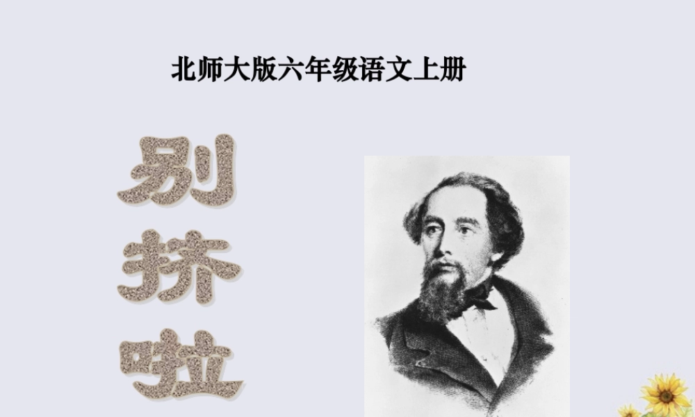 秋六年级语文上册 第七单元 地球家庭 33 别挤啦教学课件 北师大版-北师大版小学六年级上册语文课件