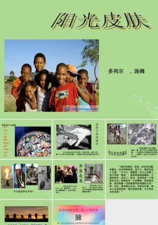 秋六年级语文上册 第七单元 地球家庭 35 阳光皮肤教学课件 北师大版-北师大版小学六年级上册语文课件