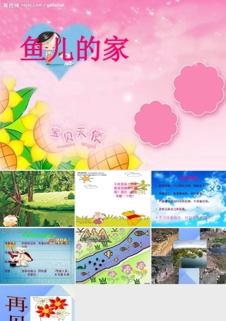 秋四年级科学上册 3.1《鱼儿的家》课件4 大象版-大象版小学四年级上册自然科学课件