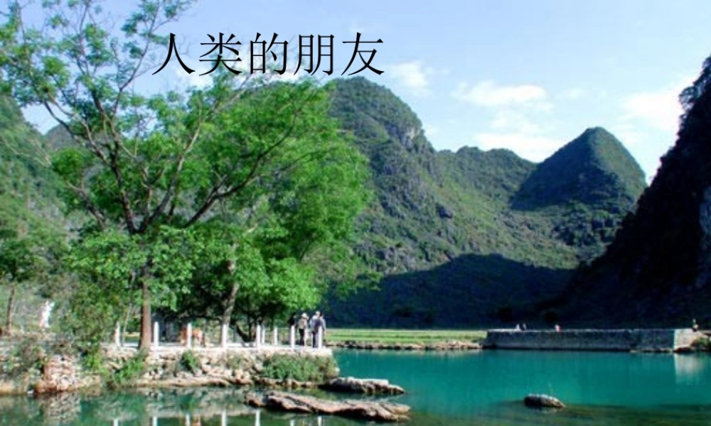 秋五年级语文上册《人类的朋友》课件1 冀教版-冀教版小学五年级上册语文课件