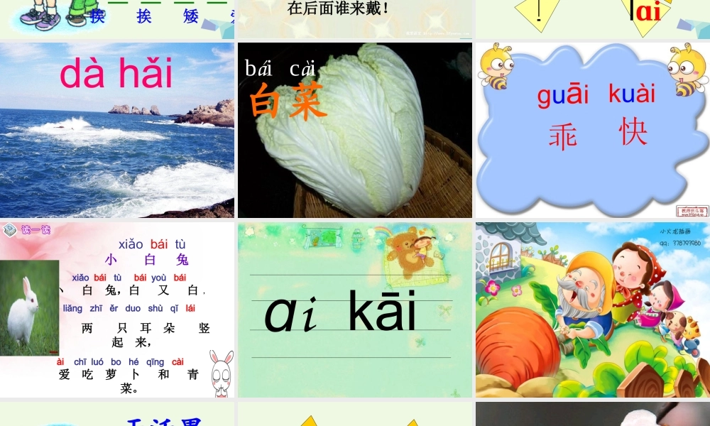 （秋级语文上册 ai ei ui课件1 湘教版-湘教级上册语文课件