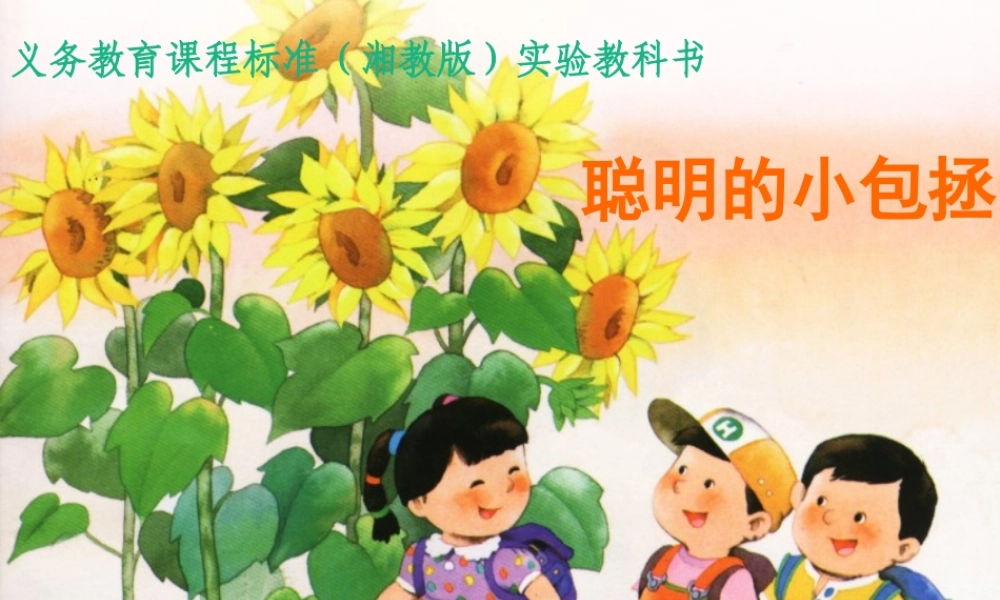 （秋季版）二年级语文上册 聪明的小包拯课件2 湘教版-湘教版小学二年级上册语文课件