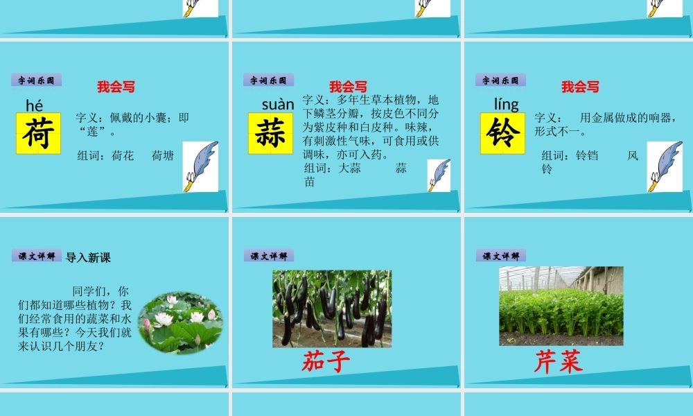 （秋季版）二年级语文上册 第5单元 汉字家园二-①课件 长春版-长春版小学二年级上册语文课件