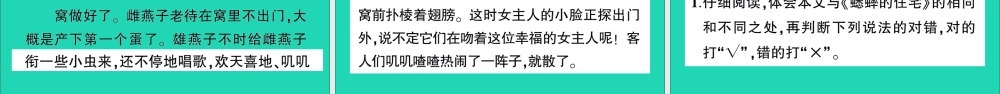 （广东地区）四年级语文上册 第三单元 11 蟋蟀的住宅作业课件 新人教版-新人教版小学四年级上册语文课件