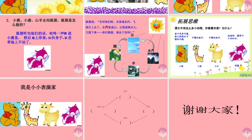 （秋季版）二年级语文上册 第五单元 水从哪里来课件3 湘教版-湘教版小学二年级上册语文课件