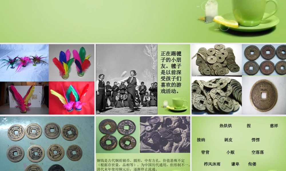 秋四年级语文上册《毽子里的铜钱》课件4 北师大版-北师大版小学四年级上册语文课件