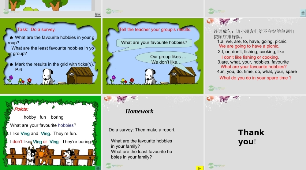 （广州版）四年级英语上册课件 Module 2 Unit 4(3)