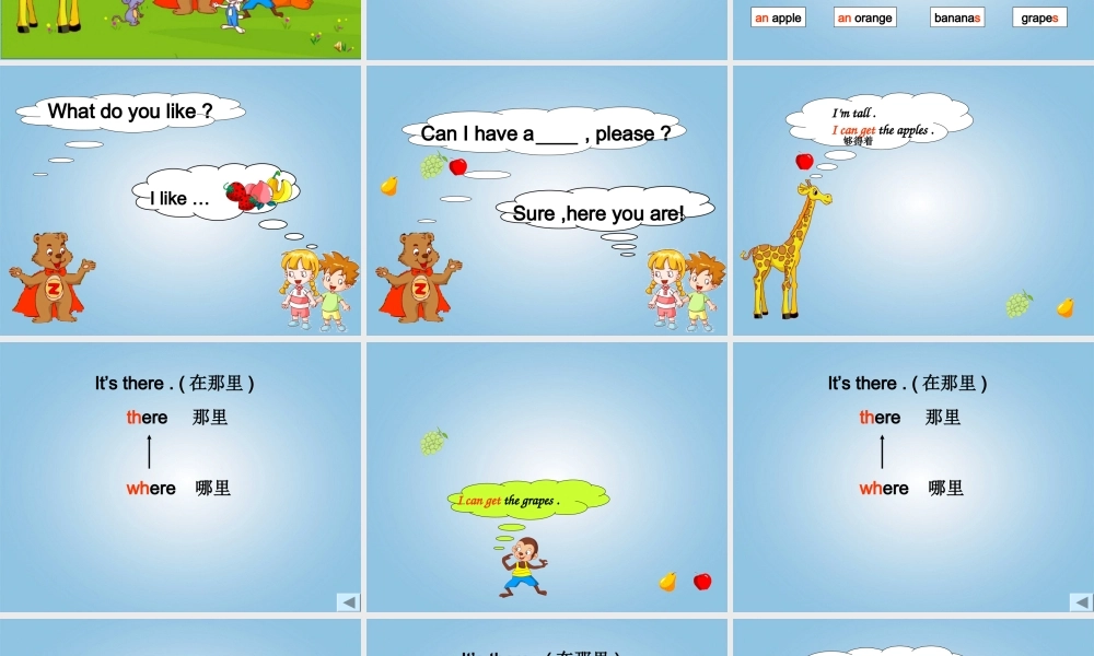 （人教PEP）三年级英语下册课件 Unit 4 Lesson 4(1)