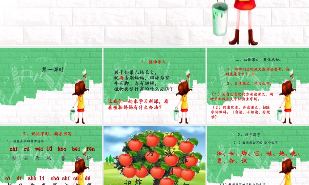 （秋季版）二年级语文上册 植物妈妈有办法课件 新人教版-新人教版小学二年级上册语文课件