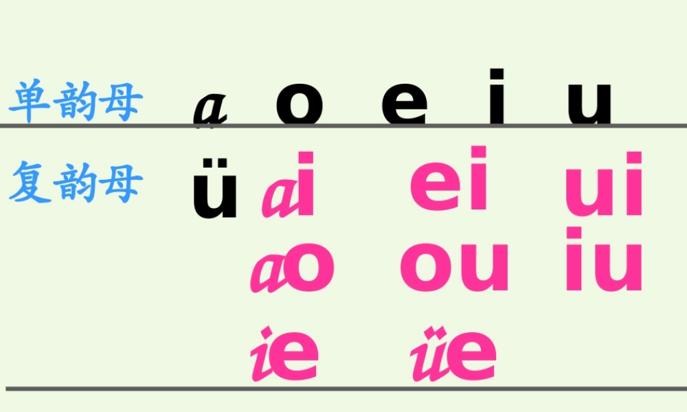 （秋季版）一年级语文上册 an en课件1 湘教版-湘教版小学一年级上册语文课件